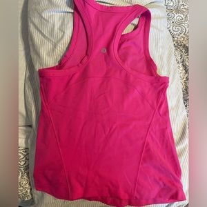 Hot pink Align racerback Tank top